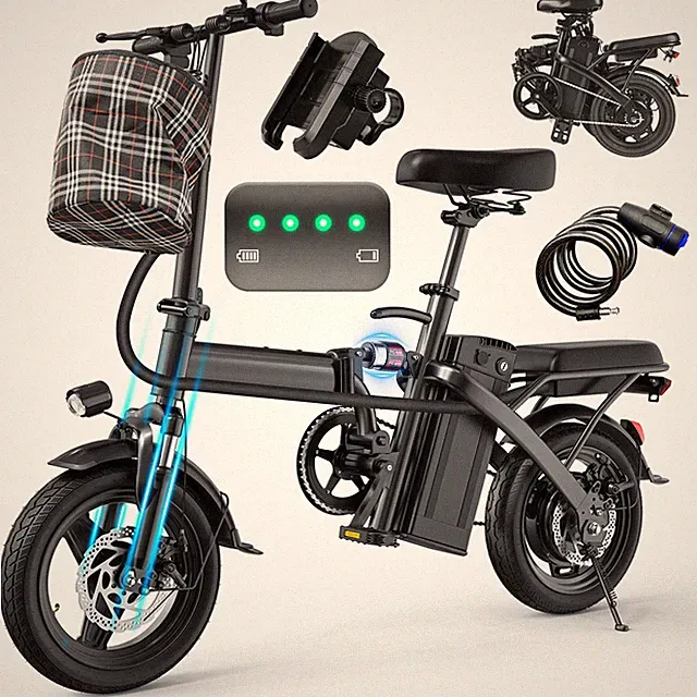 Folding Electric Bike 560W 48V for Adults&Teens Commuter City E-Bike Lightweight